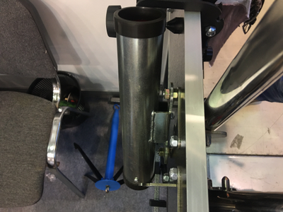 Держатель спиннинга на транцевые колеса оцинковка