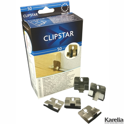 Клипсы для монтажа плинтуса Pedross Clipstar 50 шт купить в интернет-магазине karelia-floor.ru