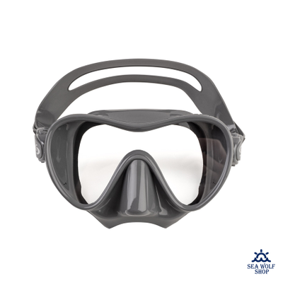 Маска для дайвинга с трубкой Scorpena комплект темно-серый (взрослый)