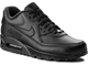 Nike Air Max 90 Leather Black (Экокожа) сбоку