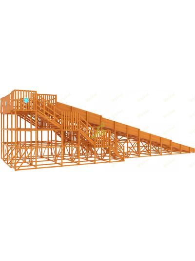 Зимняя горка IgraGrad Snow Fox, скат 18 м мод.1