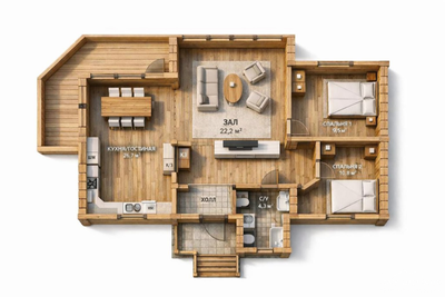 Живописный 154м2 12х10