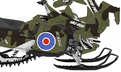 Наклейки на снегоход SKI DOO summit 2008 - 2013