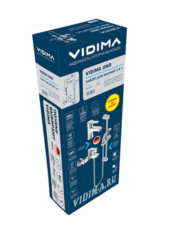 Промокомплект смесителей 3 в 1 VIDIMA UNO BA376AA ( ВА322АА, ВА187АА, ВА234АА )