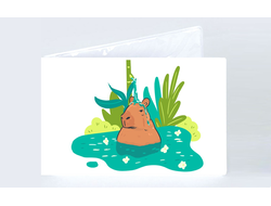 Обложка на зачетную книжку Капибара, Kapibara-san №17