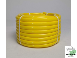 Шланг силиконовый 3/4 18*22мм 20м, 1сл.толщ 2мм, желтый,поливочный