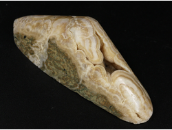 Арагонит, почковидные агрегаты, полировка, Россия, КЧР, Урупский район (63*23*20 мм, 34 г) №37739