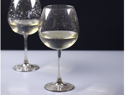 Бокал для вина "графит-снег" 780 мл