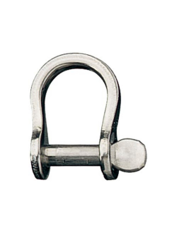 Скоба подковообразная из нержавеющей стали 316 Ronstan RF633 4,0мм 15х17мм 600-800кг с винтовым пальцем