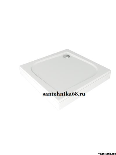 Прямоугольный душевой поддон из искусственного (литьевого) мрамора BAS Квадро