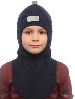 Шапка-шлем "Саша" 20201-02, цвет темно-синий, р. 50-52