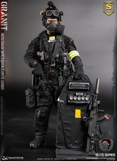 Спецназ МВД СОБР "Гранит" (специальная версия) - Коллекционная ФИГУРКА 1/6 RUSSIAN SPETSNAZ MVD SOBR GRANIT SPECIAL EDITION (78103S) - DAMTOYS