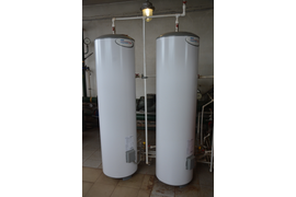 Дополнительно установили два бойлера косвенного нагрева Baxi по 300 л