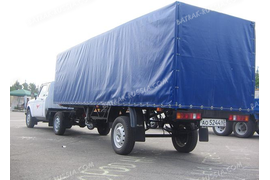 ВИС 2346 СЕДЕЛЬНЫЙ ТЯГАЧ С ПОЛУПРИЦЕПОМ ТЕНТ