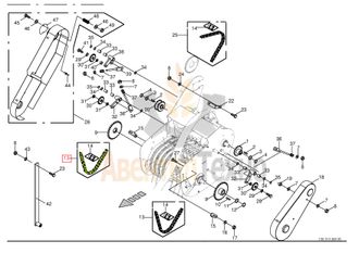 Цепь роликовая 3/4&quot; х 78 Rо  9217140 / 009217140