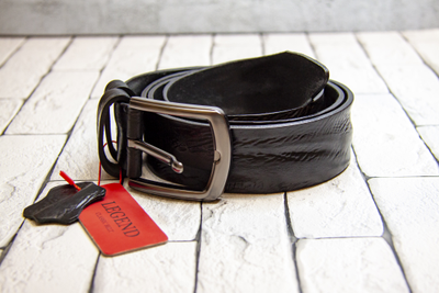 Ремень мужской LEGEND CLASSIC (100% натуральная кожа, Россия),  Цвет: Черный, Коричневый, Синий