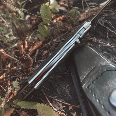 Складной нож Wild West сталь Elmax, рукоять карбон