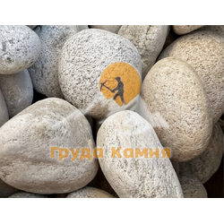 Галька горянка круглая, фракция 300-400 мм