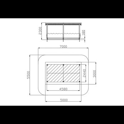 1348.2 Беседка большая тип-5 (зеленый)