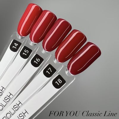 Гель-лак FOR YOU № 014 калиновый цвет