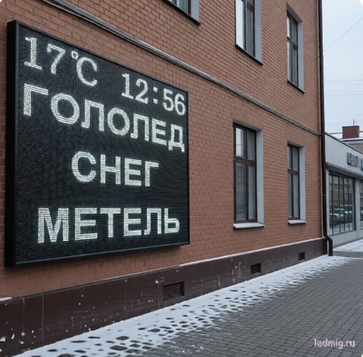 Табло погодных условий 1650*1650мм