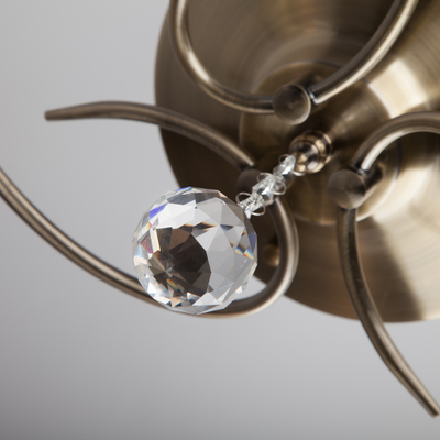 ЛЮСТРА С ПЛАФОНАМИ 30100/3 Virginia античная бронза