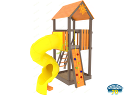 Детская площадка IgraGrad Панда Фани Tower с трубой