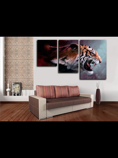 Модульная картина "Свирепость"
