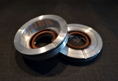 Комплект 2: дополнительный подшипник коленвала в обойме с сальником + обойма с сальником для картера РМЗ-640