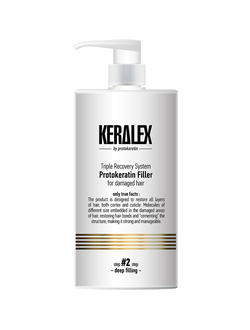 Реконструктор для волос с комплексом пептидов и белков Keralex 750 мл