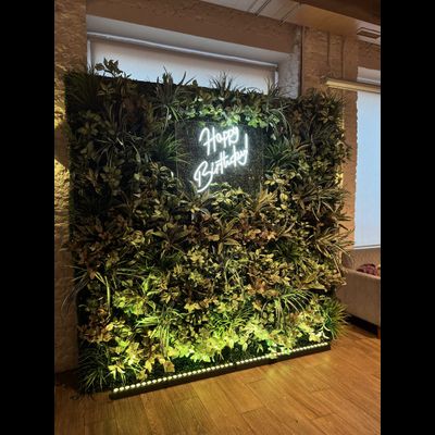 ФитоСтена на день рождения № 1488