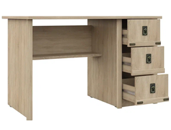 Стол Валенсия 3 ящика, сонома