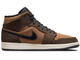 мужские кроссовки Nike Air Jordan 1 Mid SE 'Dark Chocolate' DC7294-200 брендовая обувь