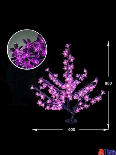 Куст вишневый h80см, 240led 220V