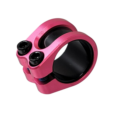 Зажим TECHTEAM 2-х Fugo HIC/IHC розовый