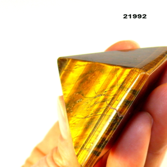 Тигровый глаз натуральный (пирамида) арт.21992: 51,1г - 39*38*32мм