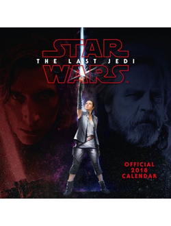 Star Wars The Last Jedi Official Календарь 2018 ИНОСТРАННЫЕ ПЕРЕКИДНЫЕ КАЛЕНДАРИ 2018,, INTPRESSSHOP