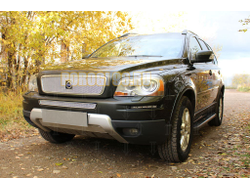 Защита радиатора Volvo XC90 2006-2009 chrome верх PREMIUM