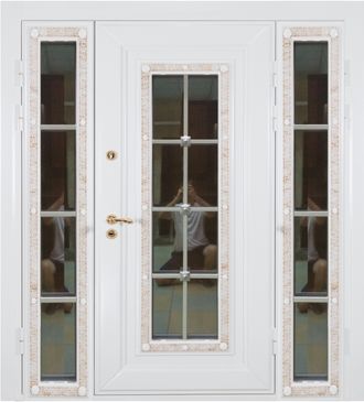 Металлическая входная дверь на заказ "Англия" размер 1300 * 2100 мм