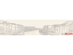 SP-224 Глянцевая стеновая панель ALBICO  2800*610*6мм.