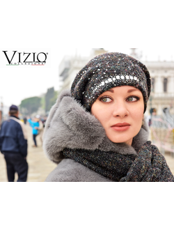 Женские береты вязаные италия Vizio фото купить интернет магазин итальянских шапок в Москве