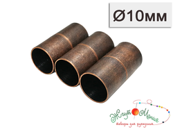 МАГНИТНАЯ ЗАСТЁЖКА "ЦИЛИНДР" -10мм - АНТИЧНАЯ МЕДЬ