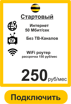 Подключить недорогой Интернет домой в Калининграде от Билайн 