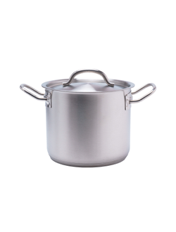 Кастрюля  2,8 л. нерж. d=16 см. h=14 см. тройное дно с крышк. (индукция) MGsteel /1/