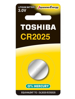 Батарейка литиевая Toshiba CR2025/1BL 1 штука