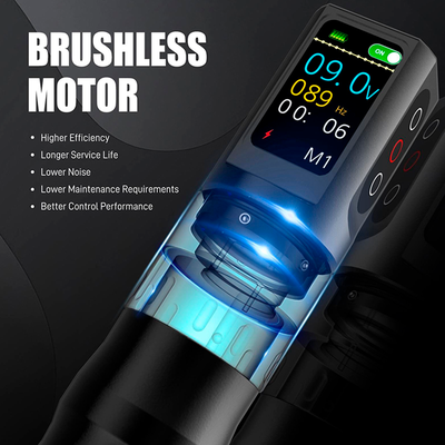 Беспроводная тату машинка Yilong Alligator Strokes 2.7-4.5mm Black