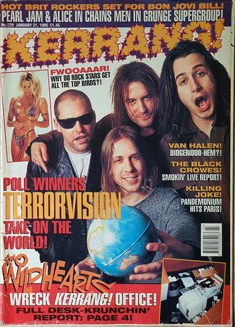 KERRANG! Magazine Issue 529 Terrorvision, Wildhearts, Иностранные музыкальные журналы, Intpressshop