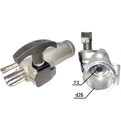 Модуль фиксации штанг (удлинитель трубы) для бензокос d-26 7 зубов