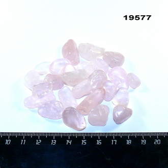 Розовый кварц натуральный подтонированный: арт.19577 - россыпь для декорирования