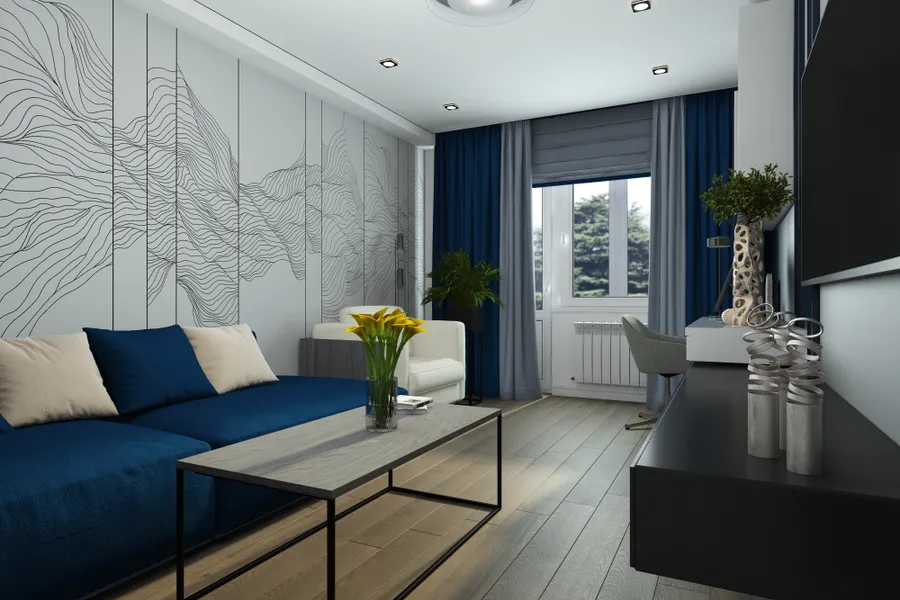 ЖК Апельсин. Гостиная